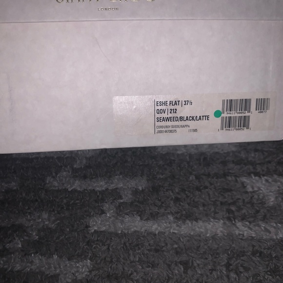 Barely worn JIMMY CHOO CORDUROY BOOT style ESHE FLAT puffy leather top of boot - Picture 6 of 6